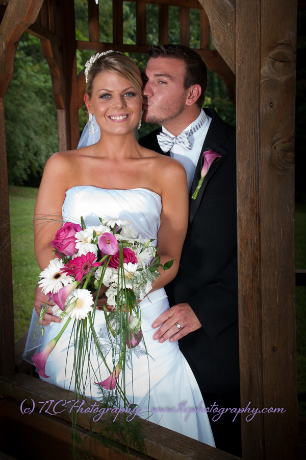 Wedding portraits at The Barn in Bunker Hill